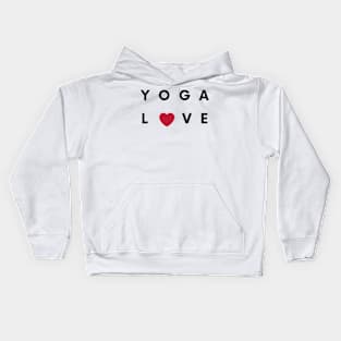 Yoga love Kids Hoodie